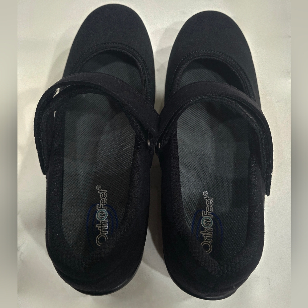 NWOT Orthofeet Springfield Adjustable Mary Jane Shoes Womens Size 12 - Picture 8 of 13